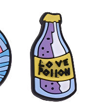 Love Potion Bottle Shoe Charm - Snappiez Shoe Charms - Thousands Of Designs For Croc Shoes