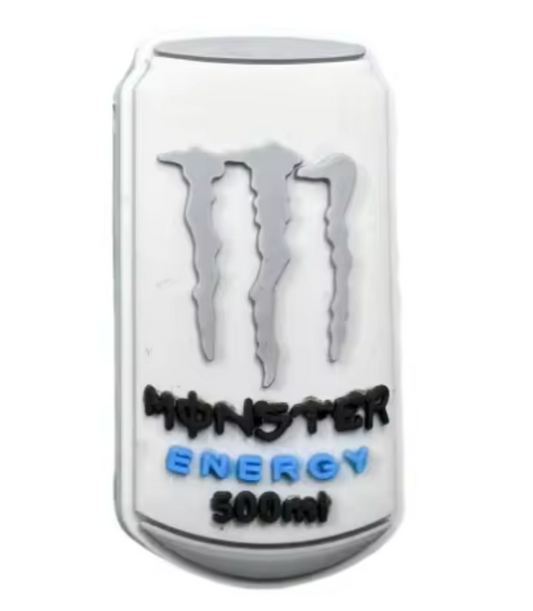 Monster Energy Gray Can Shoe Charm - Snappiez Shoe Charms - Thousands Of Designs For Croc Shoes
