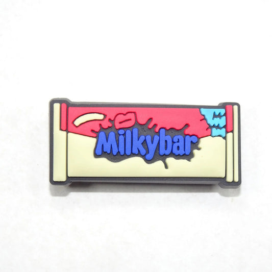 Nestles Milky Bar White Chocolate Shoe Charm - Snappiez Shoe Charms - Thousands Of Designs For Croc Shoes