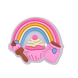 Paint A Rainbow Shoe Charm