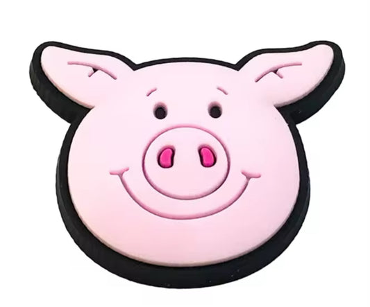 Percy Pig Face Shoe Charm