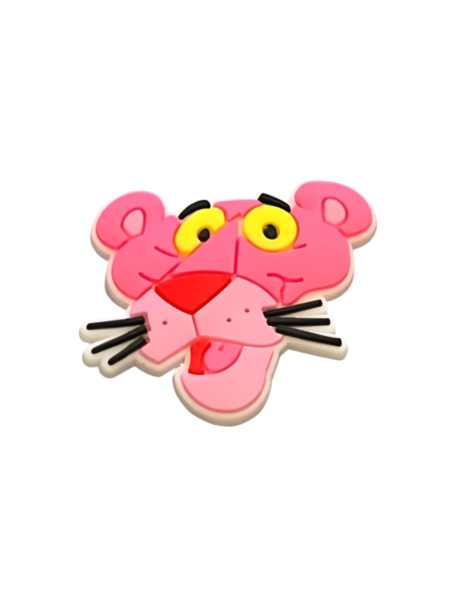 Pink Panther Shoe Charm - Snappiez Shoe Charms - Thousands Of Designs For Croc Shoes