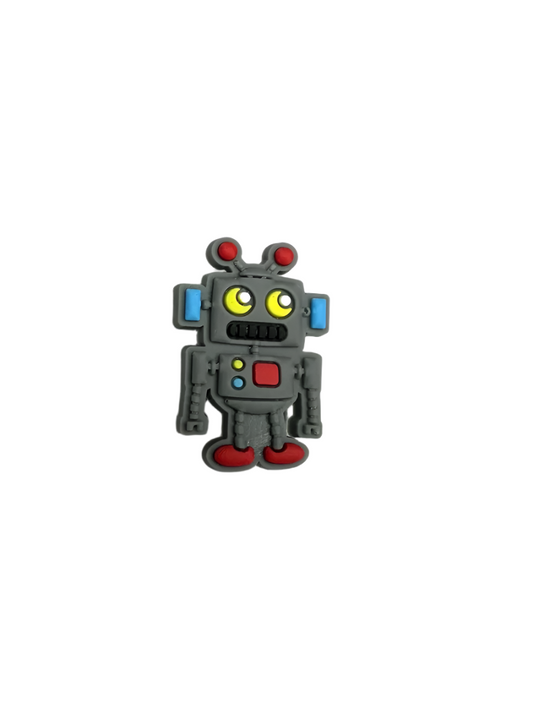Robot Shoe Charm - Snappiez Shoe Charms - Thousands Of Designs For Croc Shoes