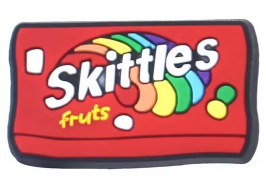Skittles Shoe Charm - Snappiez Shoe Charms - Thousands Of Designs For Croc Shoes