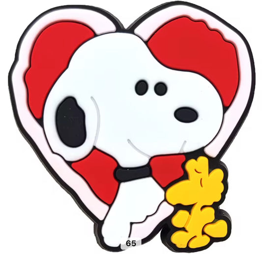 Snoopy Dog Heat Shoe Charm - Snappiez Shoe Charms - Thousands Of Designs For Croc Shoes