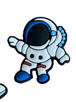 Space Astronaut Shoe Charm - Snappiez Shoe Charms - Thousands Of Designs For Croc Shoes