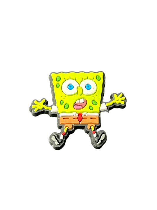 SpongeBob Falling Shoe Charm - Snappiez Shoe Charms - Thousands Of Designs For Croc Shoes