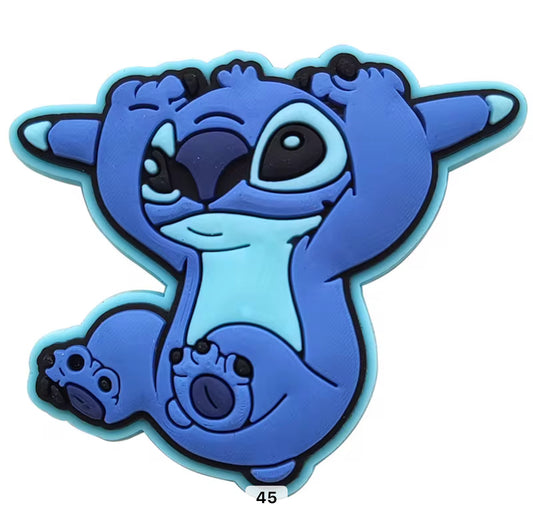 Stitch Swinging Shoe Charm - Snappiez Shoe Charms - Thousands Of Designs For Croc Shoes