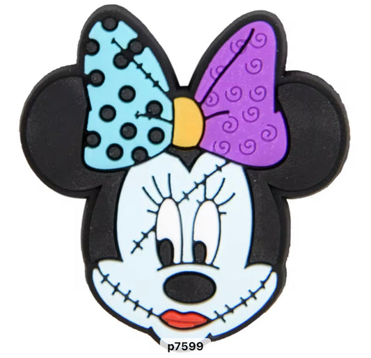 The Nightmare Before Christmas Minnie Mouse Shoe Charm - Snappiez Shoe Charms - Thousands Of Designs For Croc Shoes