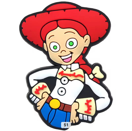 Toy Story Jessie Cowgirl Large Shoe Charm - Snappiez Shoe Charms - Thousands Of Designs For Croc Shoes