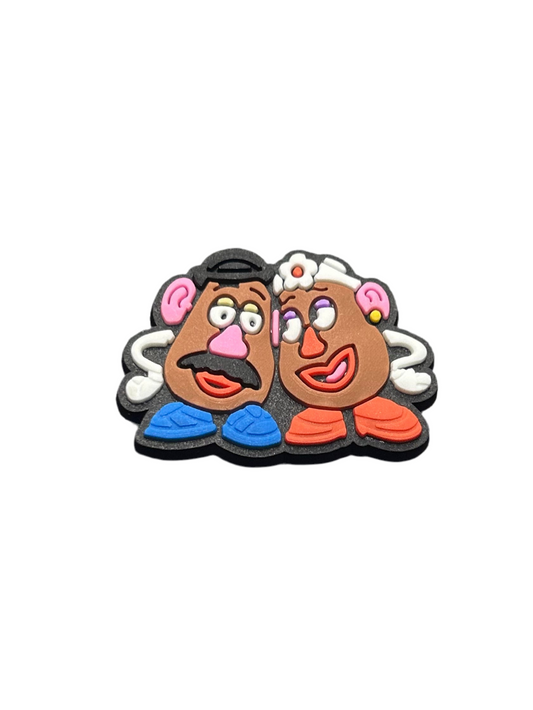 Toy Story Mr & Mrs Potato Head Shoe Charm - Snappiez Shoe Charms - Thousands Of Designs For Croc Shoes