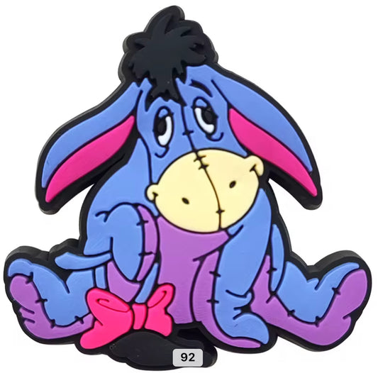Winnie The Pooh Eeyore Shoe Charm - Snappiez Shoe Charms - Thousands Of Designs For Croc Shoes