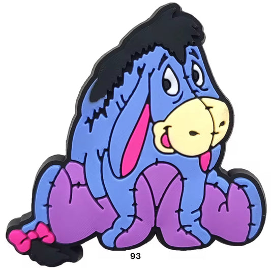Winnie The Pooh Eeyore Shoe Charm - Snappiez Shoe Charms - Thousands Of Designs For Croc Shoes
