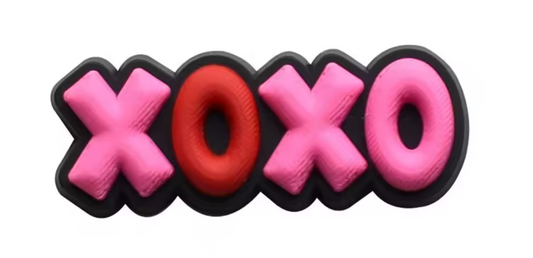 XOXO Shoe Charm - Snappiez Shoe Charms - Thousands Of Designs For Croc Shoes
